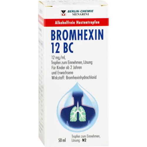 BROMHEXIN 12 BC Tropfen zum Einnehmen