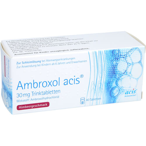 AMBROXOL acis 30 mg Trinktabletten