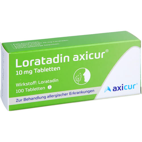 LORATADIN axicur 10 mg Tabletten