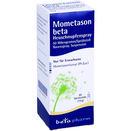 MOMETASON beta Heuschnupfenspray 50μg/Sp.60 Sp.St