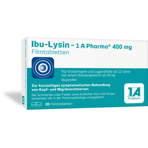 IBU-LYSIN 1A Pharma 400 mg Filmtabletten